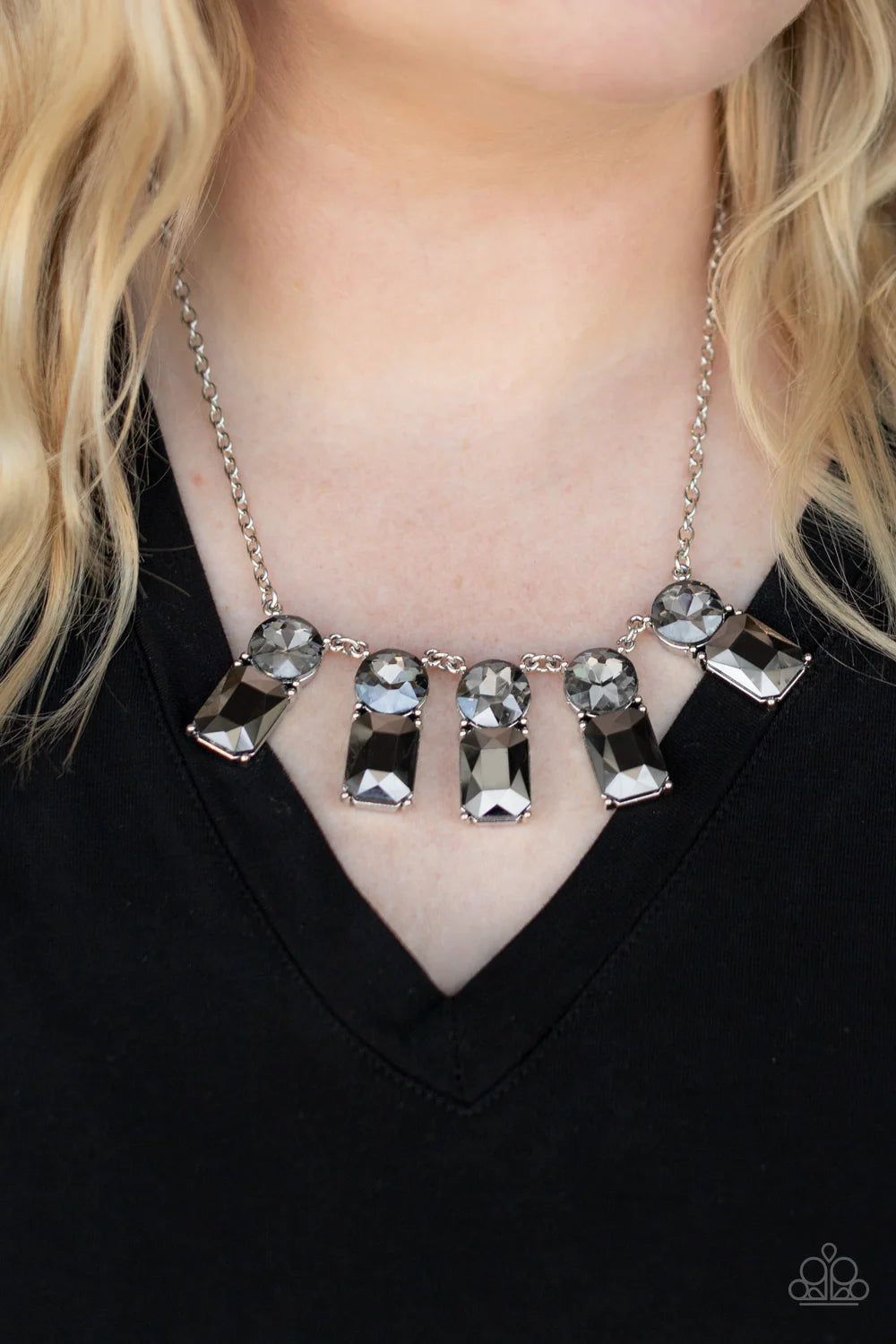 Paparazzi Necklaces - Celestial Royal - Silver