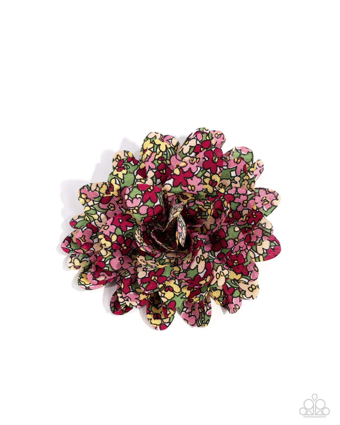 Paparazzi Hair Accessories - Positively Flower Patch - Pink