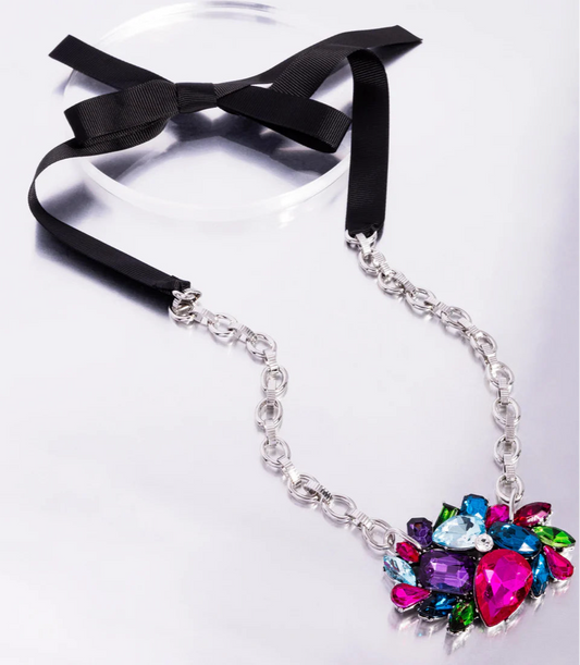 Paparazzi Necklaces - Tantalizing Tapestry - Multi - Life of the Party - August 2024