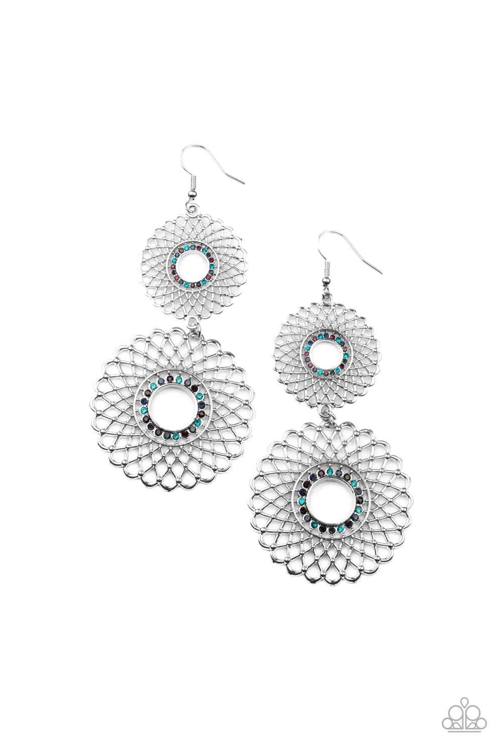 Paparazzi Earrings - Regal Roulette - Multi