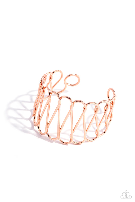 Paparazzi PREORDER Bracelets - Wickedly Wired - Copper