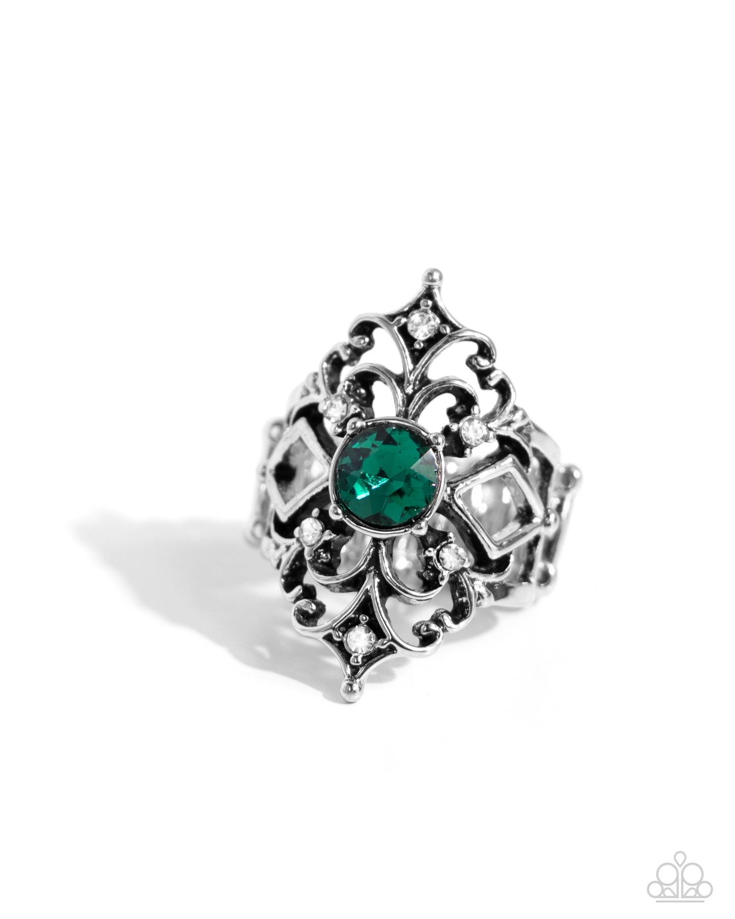 Paparazzi Rings - Iconic Insignia - Green