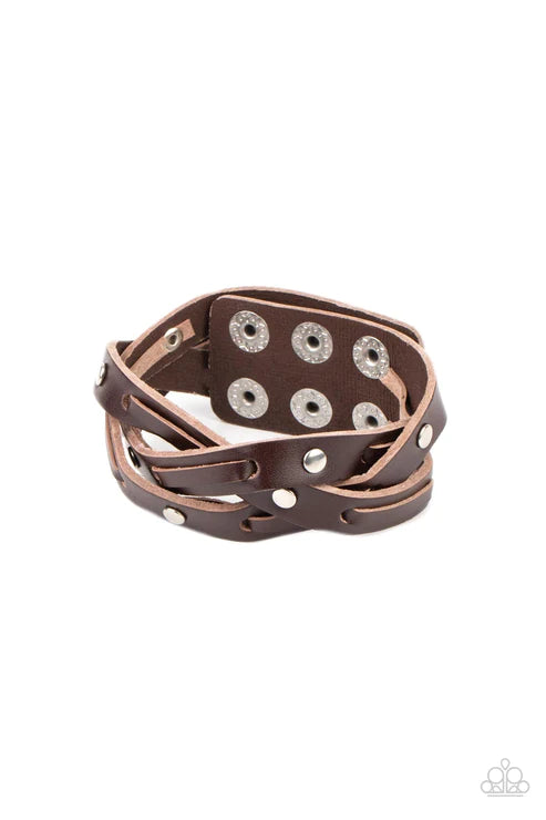 Paparazzi Urban Collection - Rugged Roundup - Brown
