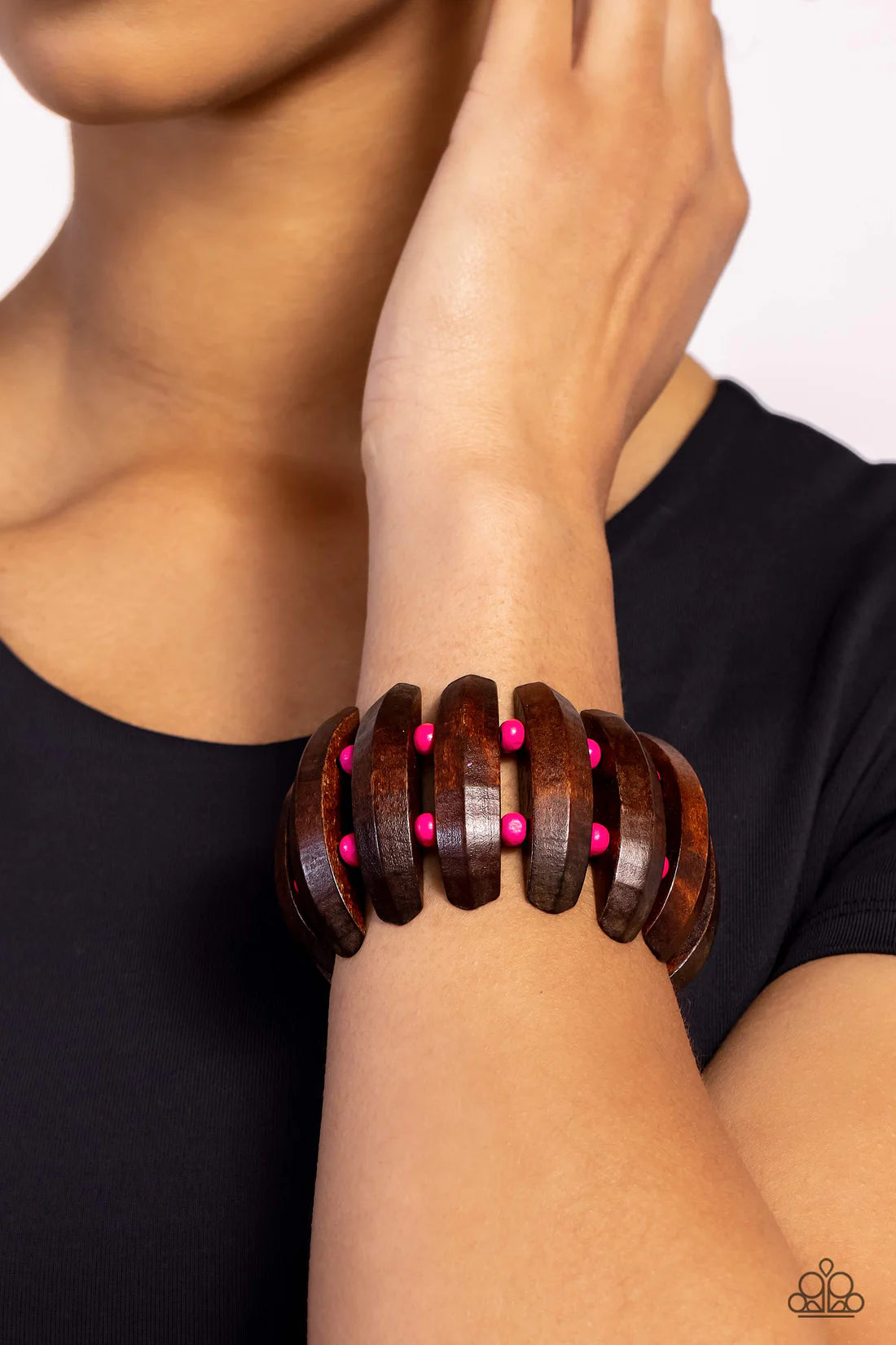 Paparazzi Bracelets - Bora Bora Bauble - Pink