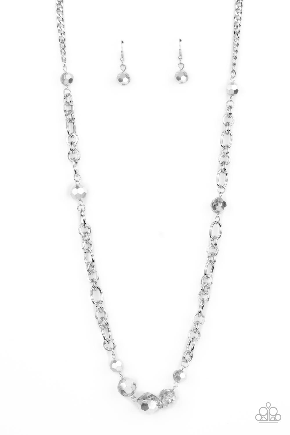 Paparazzi Necklaces - Prismatic Pick-Me-Up - Silver