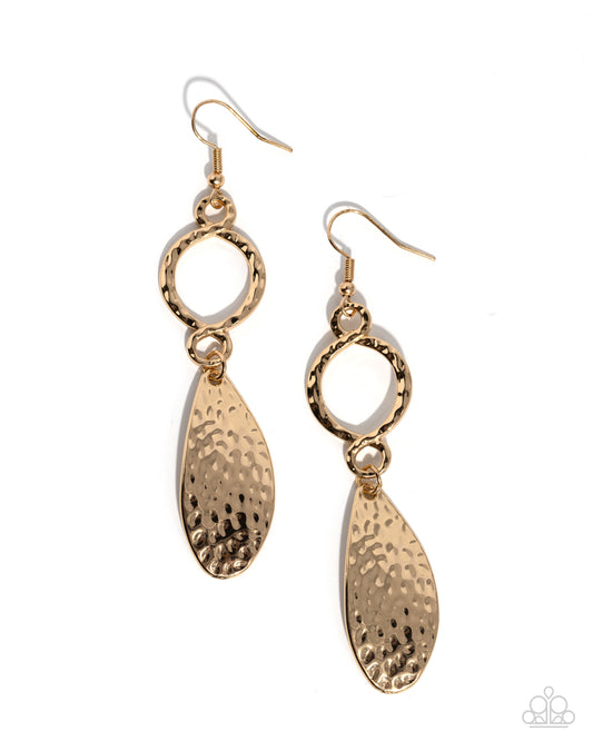 Paparazzi PREORDER Earrings - Thrift Shop Trove - Gold
