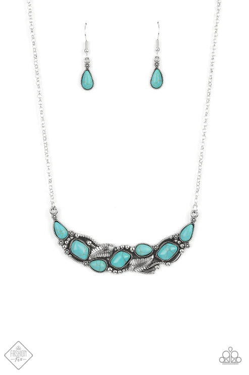 Paparazzi Necklaces - Cottage Garden - Blue - Fashion Fix