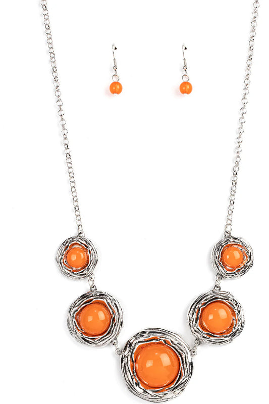 Paparazzi Necklaces - The Next Nest Thing - Orange