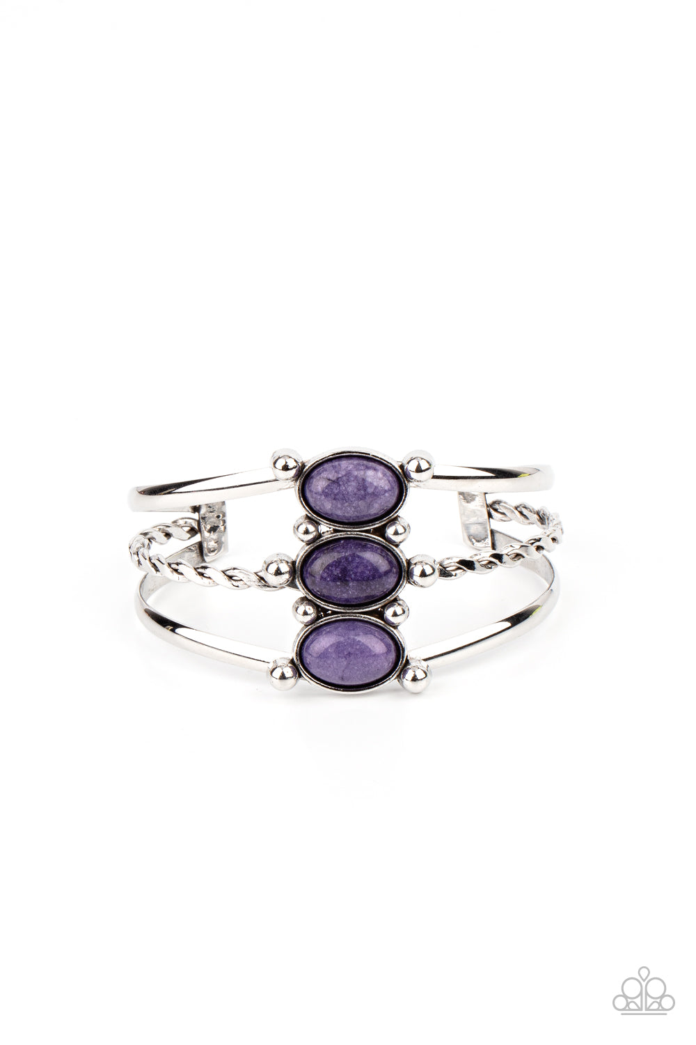 Paparazzi Bracelets - Extra Earthy - Purple