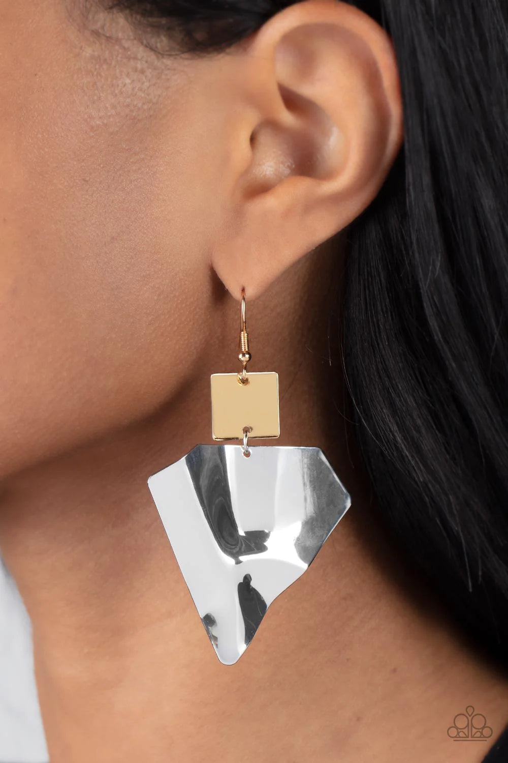 Paparazzi Earrings - Deceivingly Deco - Multi