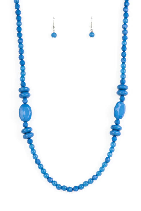 Paparazzi Necklaces - Tropical Tourist - Blue