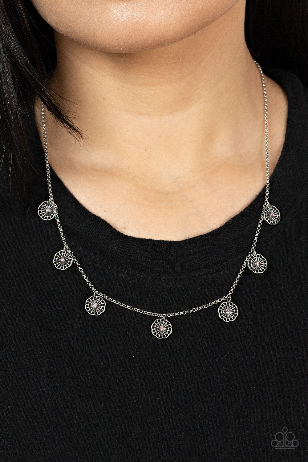 Paparazzi Necklaces - Prairie Perennial - Pink