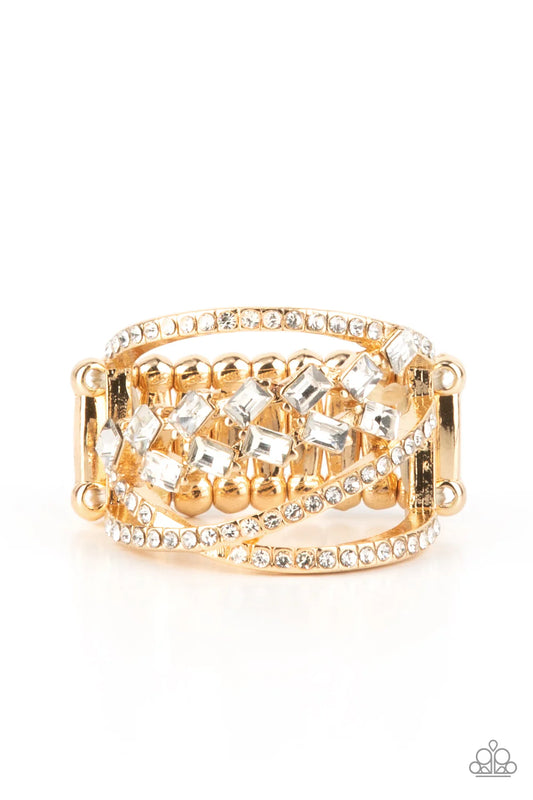 Paparazzi Rings - Lavishly Luminary - Gold