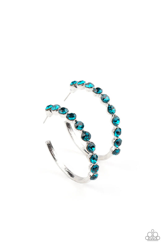Paparazzi Earrings - Photo Finish - Blue