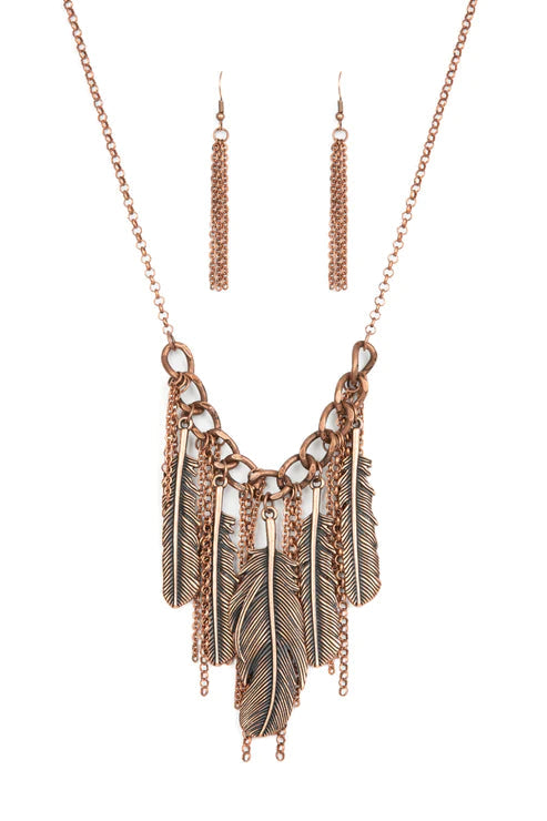 Paparazzi Necklaces - Nest Friends Forever - Copper