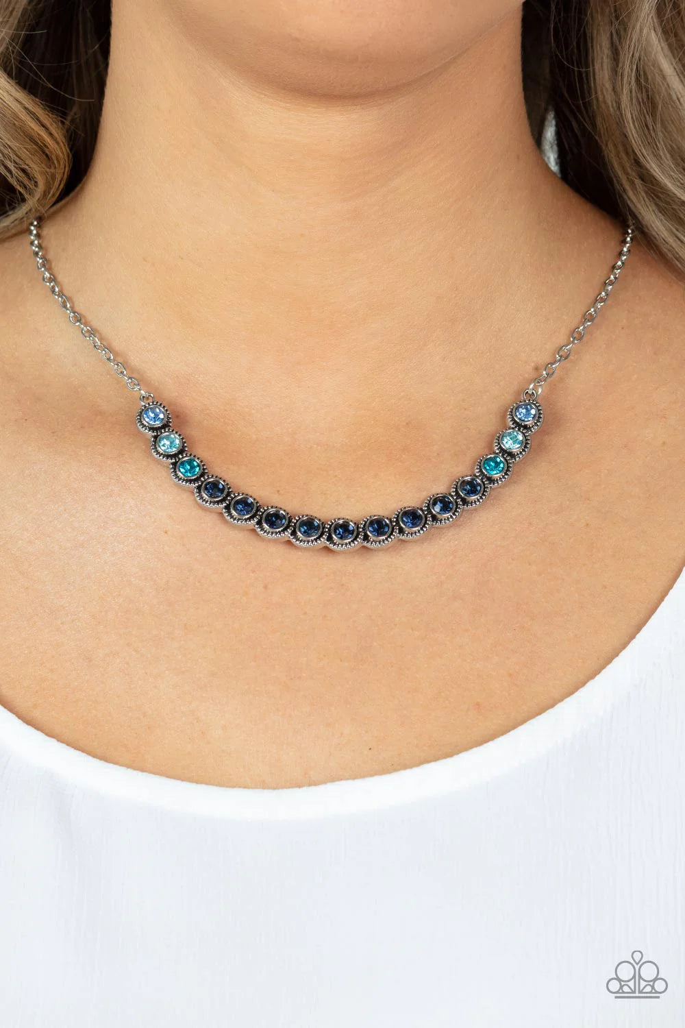 Paparazzi Necklaces - Throwing Shades - Blue