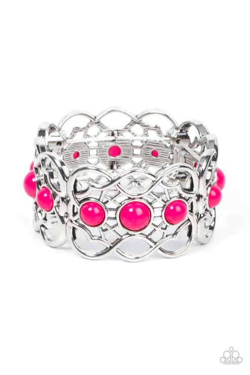 Paparazzi Bracelets - Very Versailles - Pink