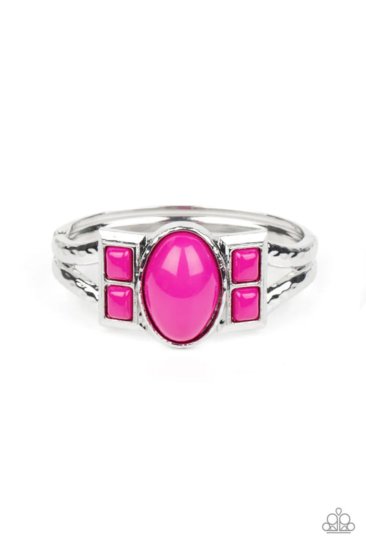 Paparazzi Bracelets - A Touch of Tiki - Pink