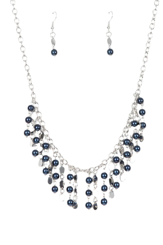 Paparazzi Necklaces - Wall Street Stylist - Blue