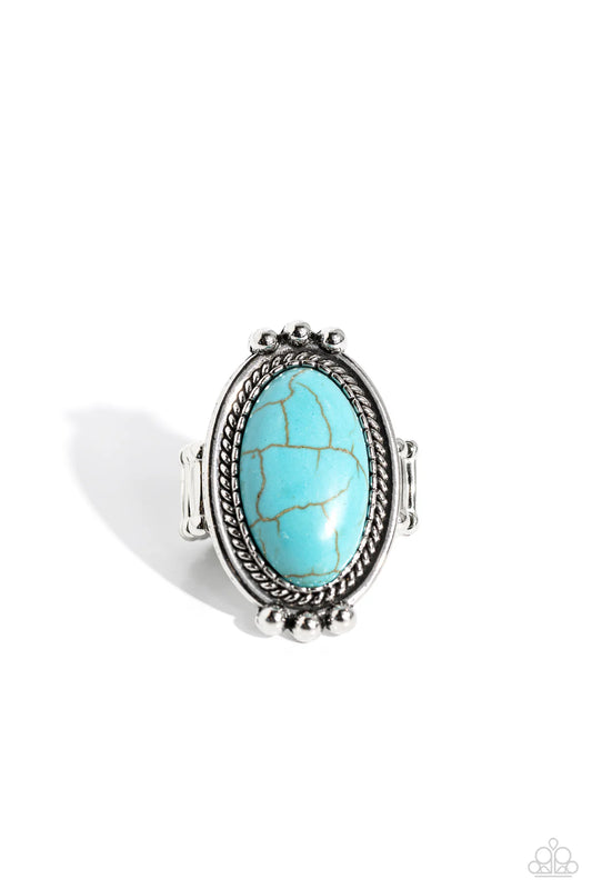 Paparazzi Rings - Lost in Sagebrush - Blue