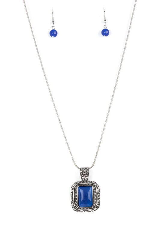 Paparazzi Necklaces - Right Hand Talisman - Blue