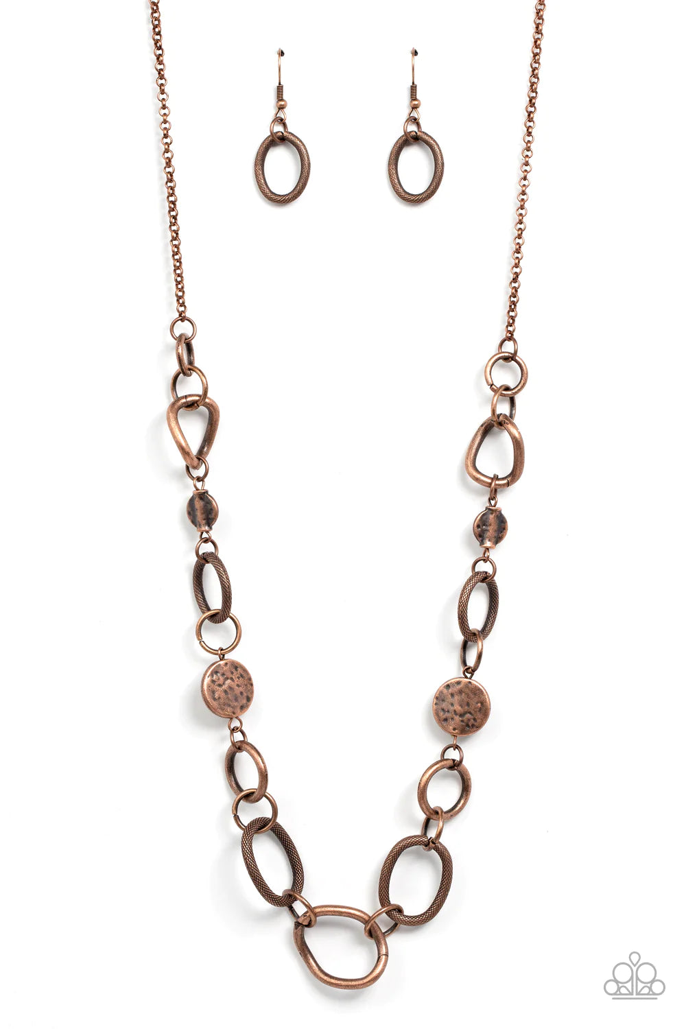 Paparazzi Necklaces - Industrial Intentions - Copper