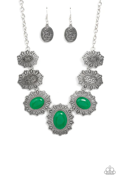 Paparazzi Necklaces - Forever and Everglade - Green