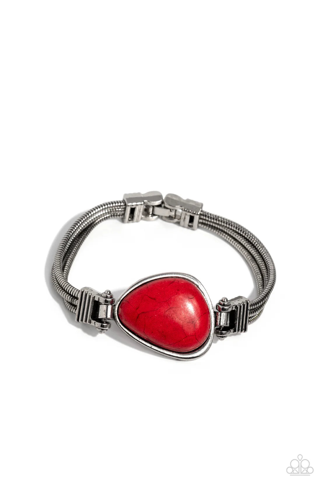 Paparazzi Bracelets - Badlands Bounty - Red