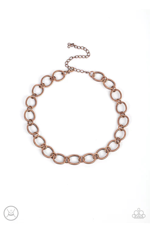 Paparazzi Necklaces - 90's Nostalgia - Copper