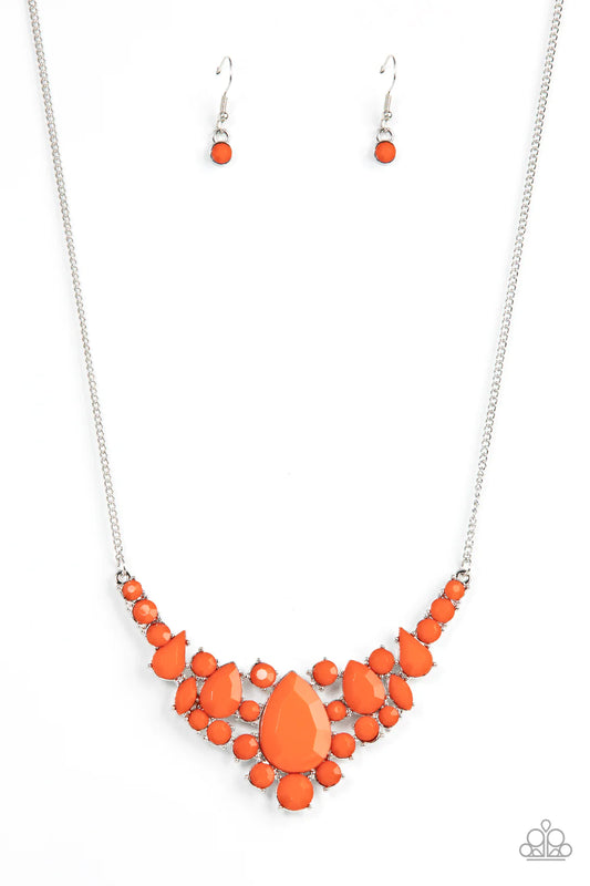 Paparazzi Necklaces - Bali Ballroom - Orange