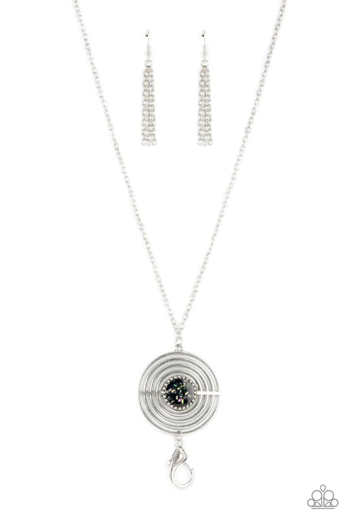Paparazzi Necklaces - Targeted tranquility - Balck