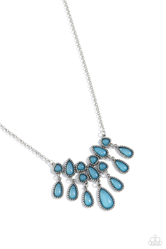 Paparazzi Necklaces - Exceptionally ethereal - Blue