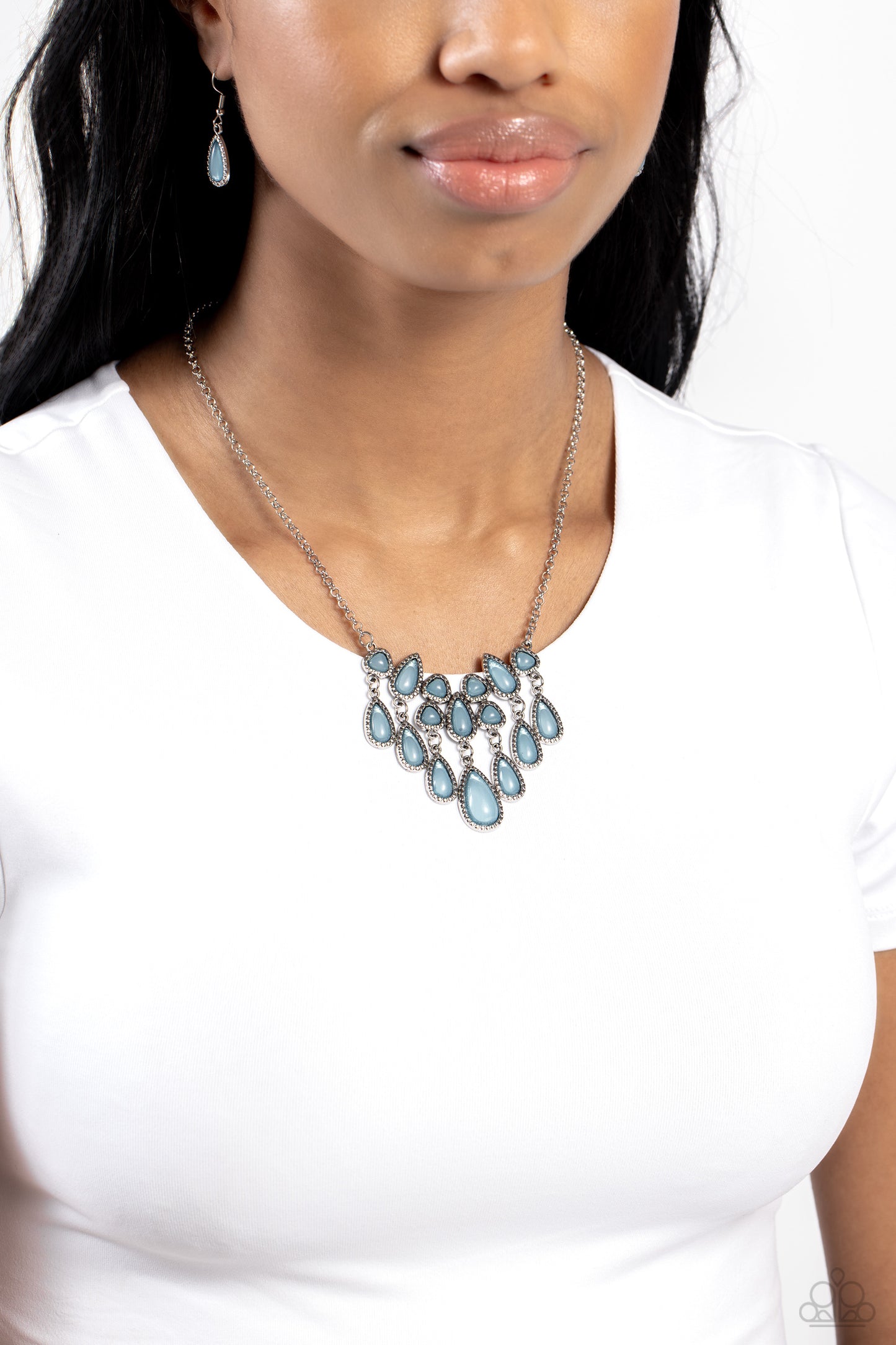 Paparazzi Necklaces - Exceptionally ethereal - Blue