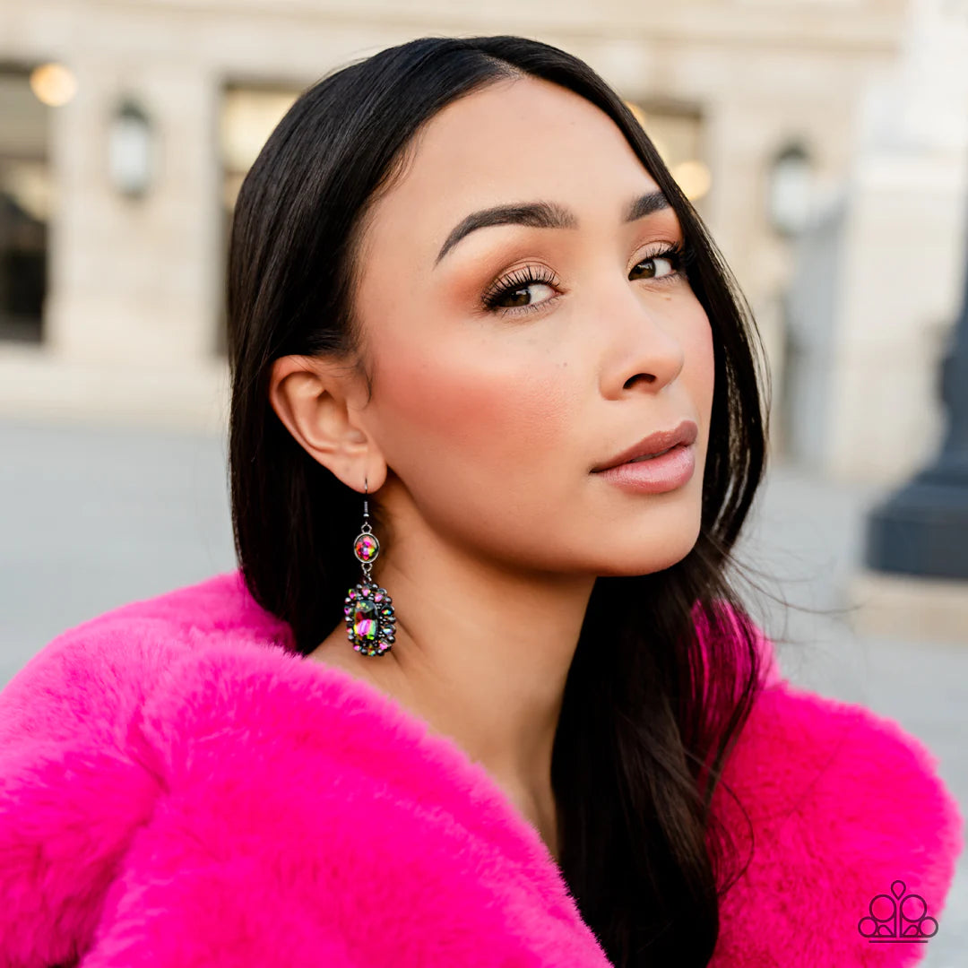 Paparazzi Earrings - Capriciously Cosmopolitan - Multi