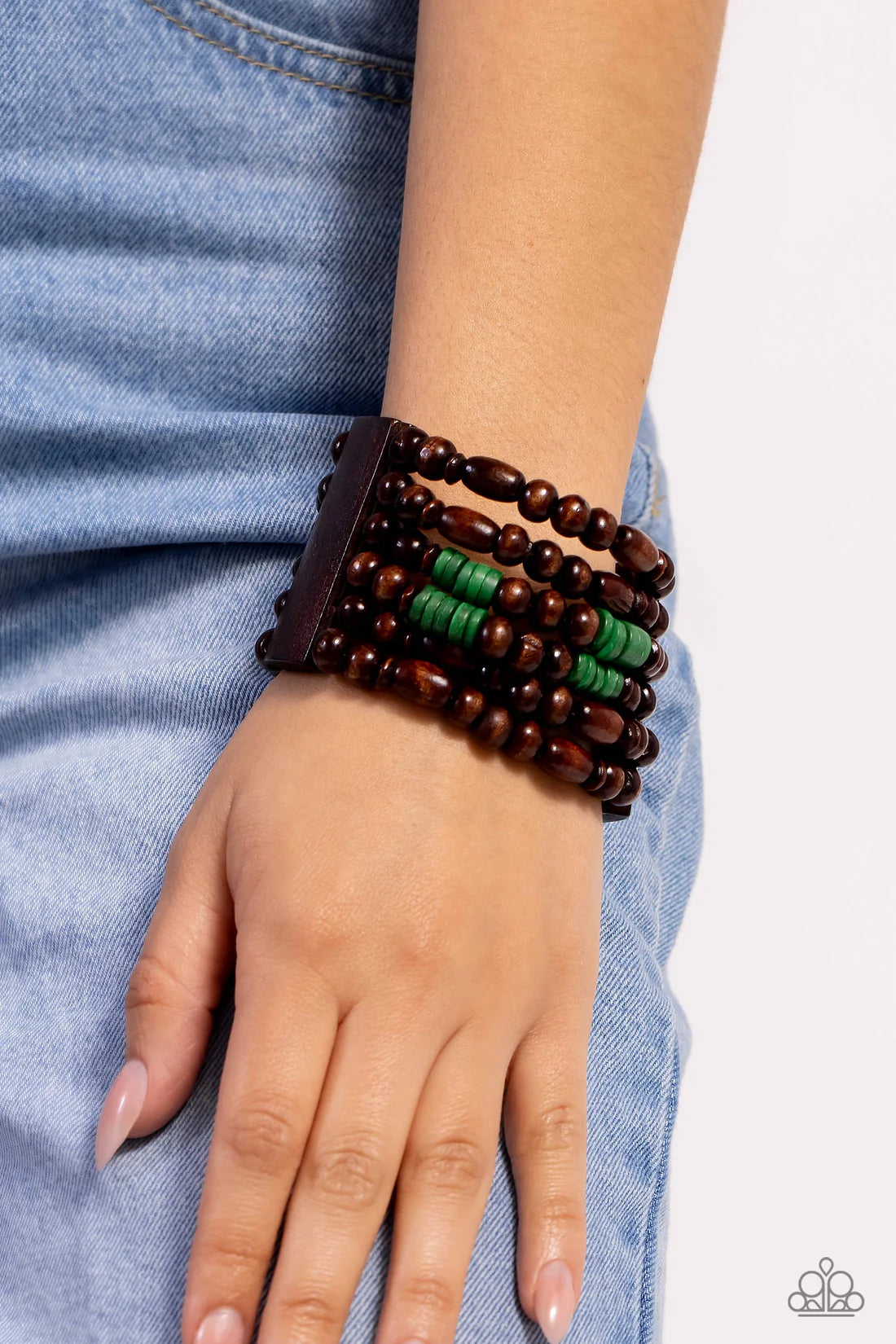 Paparazzi Bracelets - Paradise Palazzo - Green