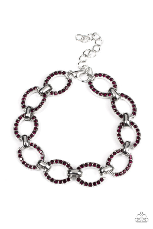 Paparazzi Bracelets - Date Night Debonair - Purple