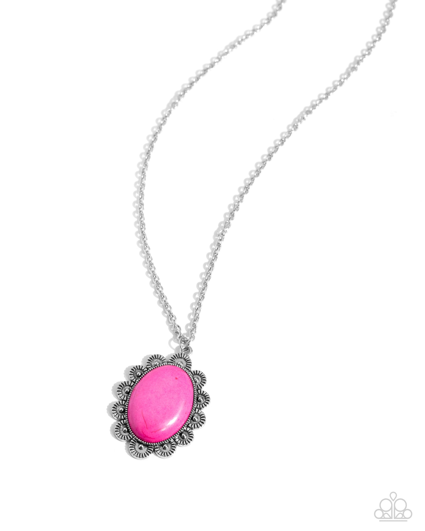 Paparazzi Necklaces - Daisy Dotted Deserts - Pink