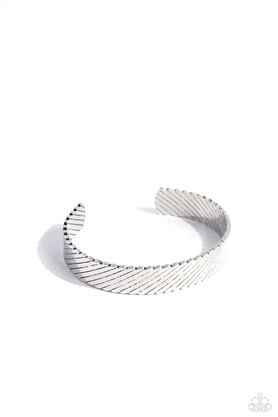 Paparazzi Men's Collection - Thunder Trek - Silver