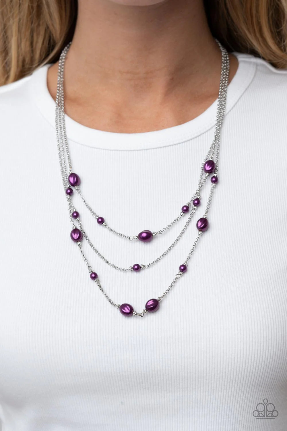 Paparazzi PREORDER Necklaces - Pearlicious Pop - Purple