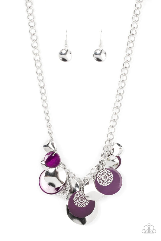 Paparazzi Necklaces - Oceanic Opera - Purple