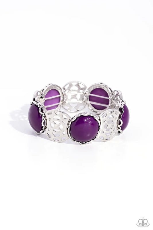 Paparazzi Bracelets - Ethereal Excursion - Purple