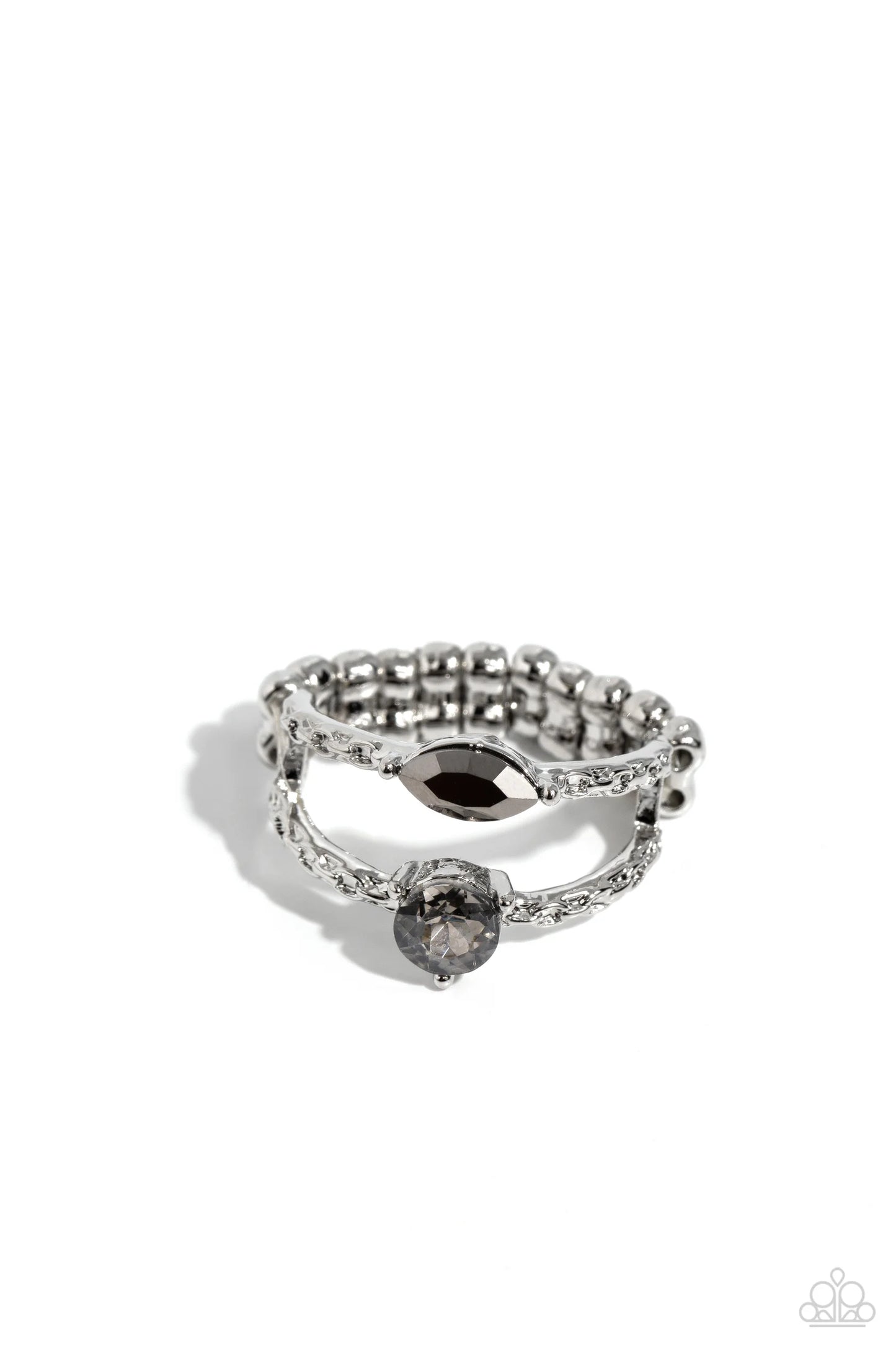 Paparazzi Rings = Embraceable Elegance - Silver