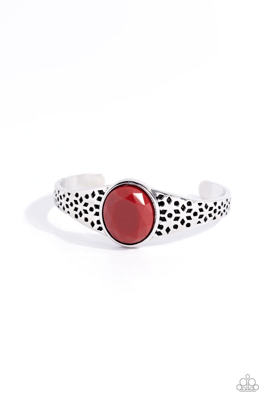 Paparazzi Bracelets - Over Pop-ulated - Red