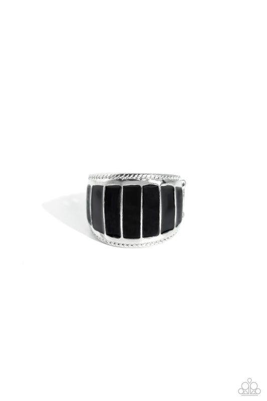 Paparazzi Rings - SWATCH Your Step - Black