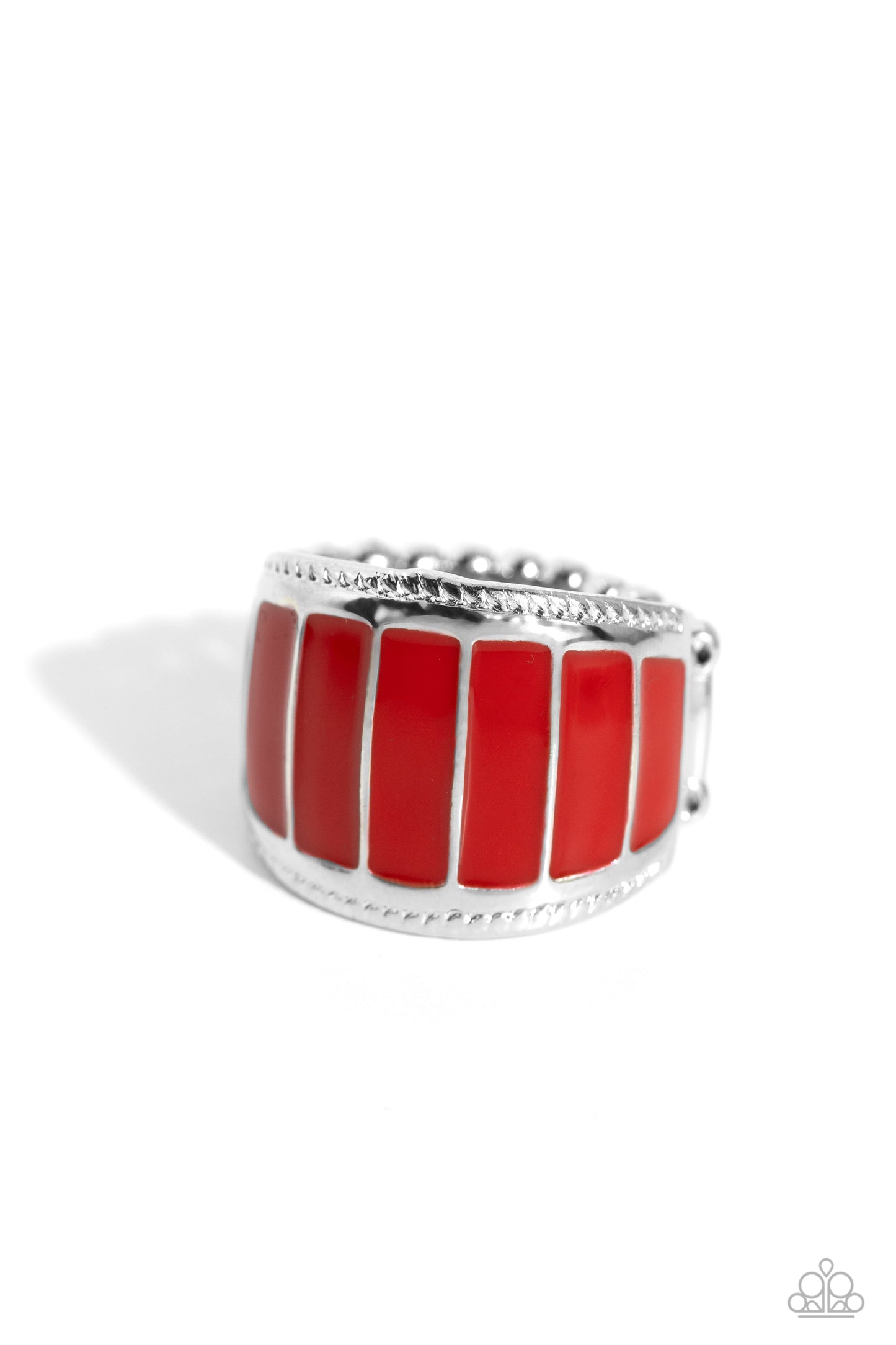 Paparazzi Rings - SWATCH Your Step - Red