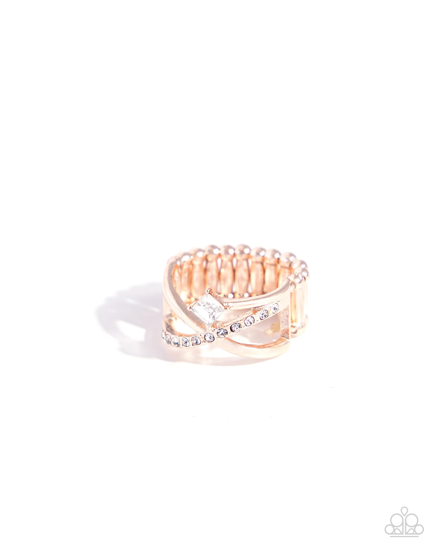 Paparazzi Rings - Elegantly Engaged - Rose Gold