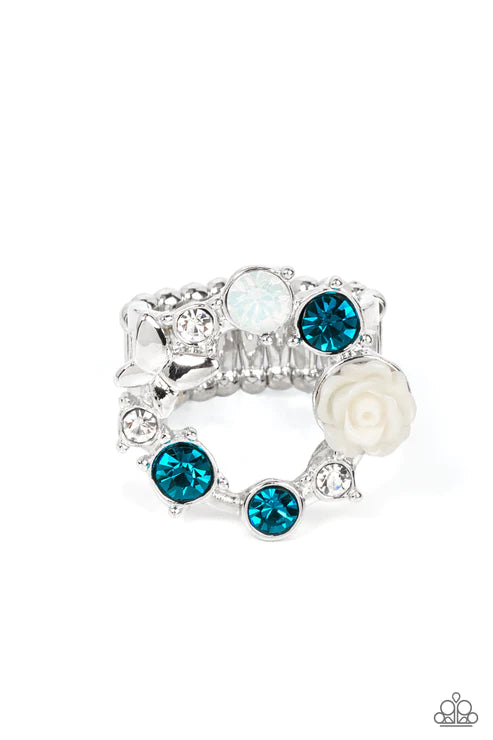 Paparazzi Rings - Butterfly Bustle - Blue