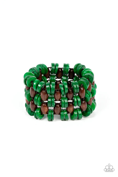 Paparazzi Bracelets - Galapagos Go-Getter - Green