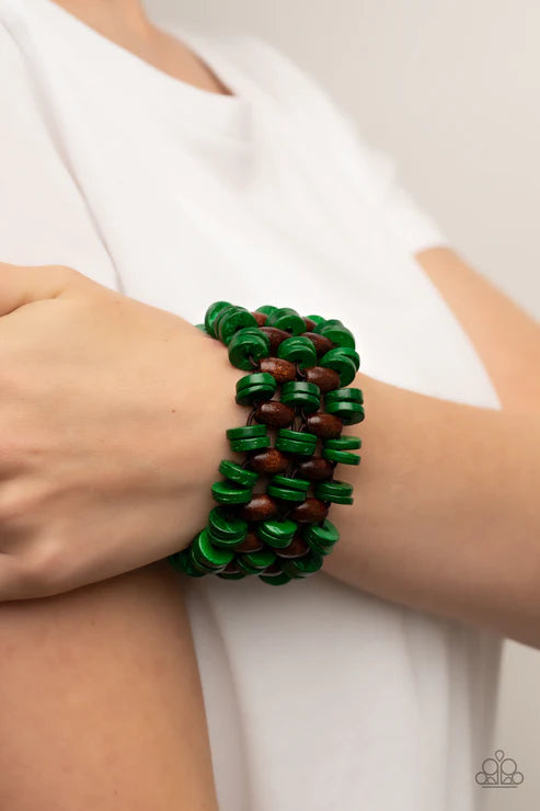 Paparazzi Bracelets - Galapagos Go-Getter - Green