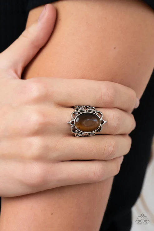 Paparazzi Rings - Radiantly Reminiscent - Brown